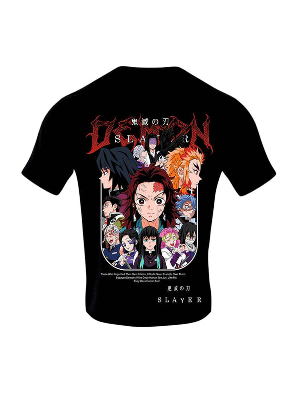 تي شيرت أنمي demon slayer اوفر سايز